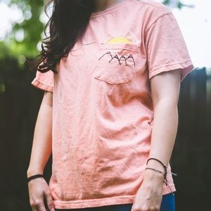 Hand embroidered Comfort Colors T-shirt size S